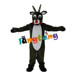 Mascot Costumes855 Brown Moose Elk Wapiti Deer Costumes Fursuit Mascot Party