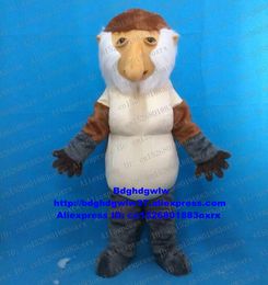 Mascot Costumes Proboscis Monkey Nobkirelch Nasalis Larvatus Bekantan Mascot Costume Adult Character Marketing Planning Farewell Party zx115