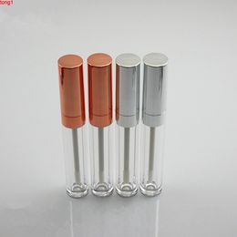 wholesale 6ML Lipgloss Tube/Bottles Empty Lip Gloss Tubes Packaging containers Makeup Refillable Bottles Rose Gold Lidgood qty