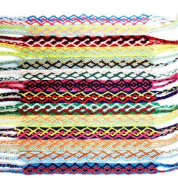 wholesale string friendship bracelets Australia - Tennis Drop Friendship Bracelet Brand Bangle Vintage Weaving Cotton Woven Rope String For Women Men SLX14G