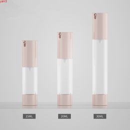 12 x 15ml 30ml Portable Refillable Airless Pump bottles Mini Vacuum Cosmetic Treatment Travel bottlehigh qty