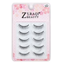 10 styles JY 5 pairs Eye Lashes Extension Makeup natural fake eyelash beautiful reusable by air11