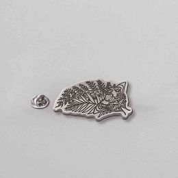 Tattoo Pin The Last of Us 2 Metal Brooch Joe and Ellie Cosplay Costume Women Men Backpack Badge Geekery Punk Vintage Jewel