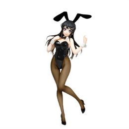 20cm Anime Adolescent idiots don't dream of Bunny Girl Senpai Sakurajima Mai PVC Action Figure Model Doll Toys