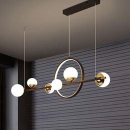 Pendant Lamps LED Chandeliers Lights For Living Room Dining Kitchen Hanging Lighting Home Indoor Black Modern 220V