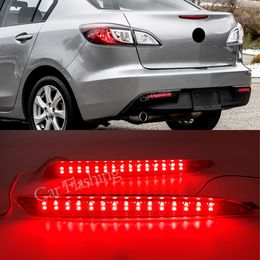 mazda 3 rear bumper Canada - 1Set LED Car Reflector Tail Brake Lights For Mazda 3 2010 2011 2012 2013 2014 2015 Rear Bumper Warning Lamp Accessoris