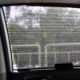 Автомобиль Sunshade Releble Auto боковые окна Sunshades Sun Shale Roller Занавес защиты Лобового стекла Визуализация Визуализация слепые Y5i1