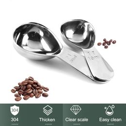 15ML/30ML 304 Stainless Steel Coffee Measuring Spoon with Scale Measuring Spoon 1.8mm Thickness