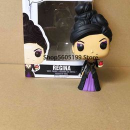 NEW! Once Upon a Time POP REGINA with box Vinyl Action Figures brinquedos Collection Model Toys X0503