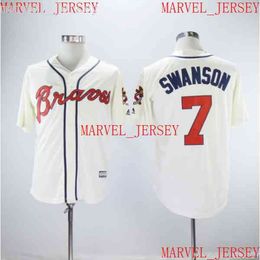 Men Women Youth Dansby Swanson Baseball Jerseys stitched Customise any name number jersey XS-5XL
