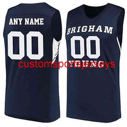Mens Women Youth Brigham Young BYU Basketball Jersey Add any name number Men Women Youth XS-6XL