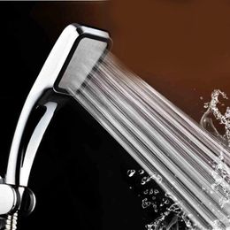 Bathroom Shower Sets 300 Hole Pressurised Head Square Rain Hand-held Nozzle Water-saving Set