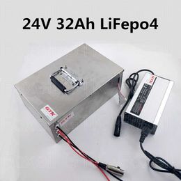 24V 30Ah 32Ah lifepo4 battery pack for solar marine wheelchair golf cart forklife truck e-scooter power tools+charger+5A charger
