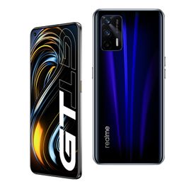 Original Realme GT 5G Mobile Phone 8GB RAM 128GB ROM Snapdragon 888 64.0MP AI 4500mAh Android 6.43 inch AMOLED Super Full Screen Fingerprint ID Face Smart Cellphone