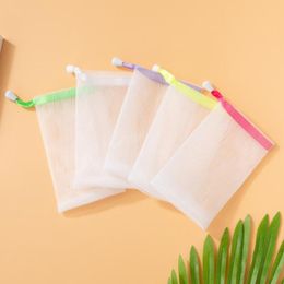 Bath Supplies Soap Foam Mesh Storage Bags Cleaning Gloves Mosquito Net Bathroom Accessories RH1202