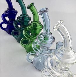 New small backwater glass bong factory direct supply to accept Personalised custom 14mm glass oil rigs Free stained
