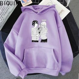 Anime Horimiya Hori and Miyamura Hoodies Women 2021 Spring Fashion Sweatshirts Men Unisex Couple Clothes Korean Tops Streetwears Y0820