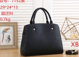 Women Luxury Designer Bags Fashion handbags crossbody Messenger Black shoulder Hobos bag PU totes handbag purses 7152