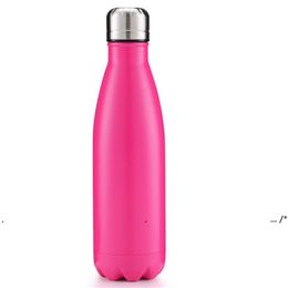 newVacuum Water Bottles Double Walled Insulated Cola Shape Stainless Steel 500ml Sport Camping Travelling Travel Flasks sea shipping EWE5412