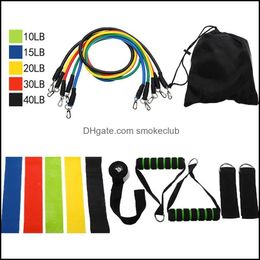 Resistance Equipments Supplies Sports & Outdoorsresistance Bands Fitness Set Yoga Exercise Rubber Tubes Band Stretch Workout Expander Pl Rop