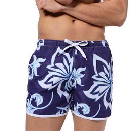 Men's Beach Shorts Men Summer Swimming Shorts Beach Pants Quick Dry Swim Shorts swim Gym Man Plus Size Trunks XL beach pants 210515