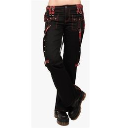 Streetwear Cargo Pant Casual Joggers Gothic Black High Waist Loose Female Trousers Safari Korean Style Ladies D30 210915