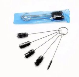 2021 Mini water pipes of cleaning brush glass tube brush cleaning tools for smoking accessories with 5 pcs set