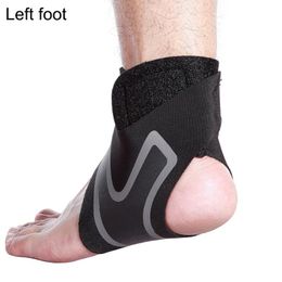 Ankle Support Left Foot Adjustable Brace Breathable Sleeve Outdoor Sports Soft Protection Cover