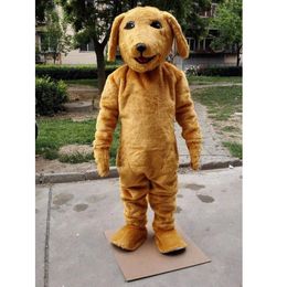 Halloween Brown Dog Mascot Costume Top Quality Customise Cartoon Anime theme character Adult Size Christmas Birthday Party Outdoor Outfit Suit