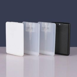 2022 Plastic Spray Perfume Box Card Moisturizing Black White Perfume Sprayer Bottle Refillable Perfume Sprays