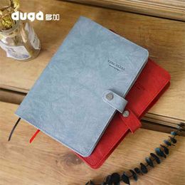 Japanese Kawaii Leather Notebook Cover A6 A5 Planner Organizer Book For Standard A6/5 Journal 210611