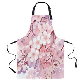 Aprons Beautiful Flowers For Women Men Kid Cooking Baking Apron Kitchen Utility Equipment Accessories