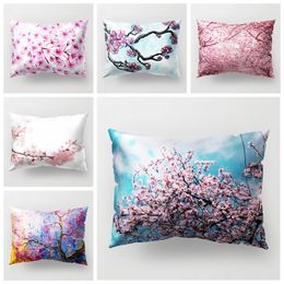 Cushion/Decorative Pillow Nordic 30*50cm Rectangular Pillowcase Floral Printed Cushion Cover Sofa Living Room Fashion Home Decoration Decor