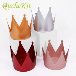 Waterproof Valentine's Day Queen Crown Rose Flower Box Bouquet Holder Basket Wedding Party Birthday Mother Packaging Gift Boxes