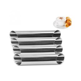 304 Stainless Steel Pastry Baki Cannoli Forms Grade Cream Horn Mould Cake Horn Mold Cannoli Tubes shells Pastry Baking Mold