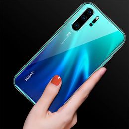 Ultra Thin Silicone Phone Case For Huawei P40 P30 P20 Pro P10 Lite Nova 8 Se 7 6 5T Pro 5 Clear Soft Back Full Cover Shell