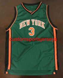 Mens Women Youth Stephon Marbury St Patricks Basketball Jersey Embroidery add any name number