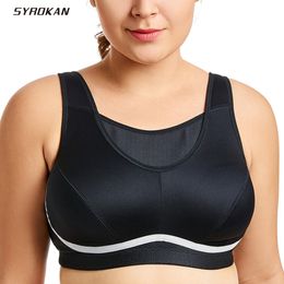 Sports Bra SYROKAN Women's Plus Size High Impact No-Bounce Full Figure Cami Factory price expert design Quality Latest Style Original Status