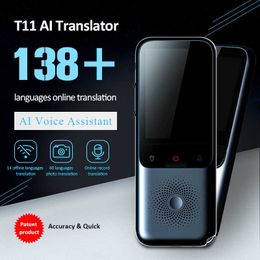 T11 Portable Wifi Voice Translator Two-Way Real Time 138 Multi-Language Translation 14 Languages Portable Voice Translator