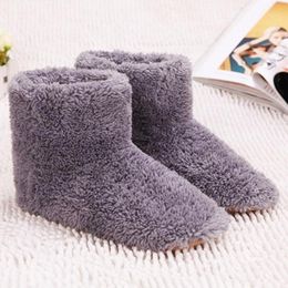 Carpets USB Heated Warm Feet Thick Flip Flop Foot Treasure Winter Warmer Shoe