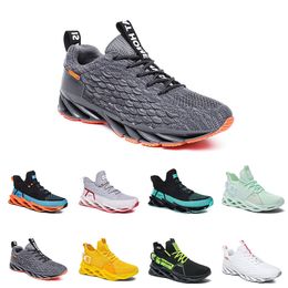 men running shoes fashion trainer triple black white red navy university blue mens outdoor sports sneakers Colour thirty twenty-five