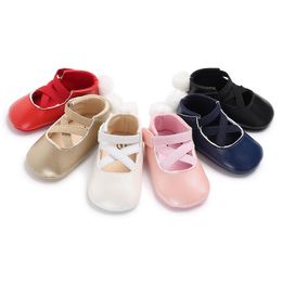 First Walkers Baby Girl Shoes Born Toddler Boy Infant Kid Party Princess Soft Sole Anti-Slip Crib Fall Spring