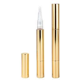 2021 Aluminium Gold Silver 3ml twist up pen empty package teeth whitening pen whitenting gel pen Fast Shipping