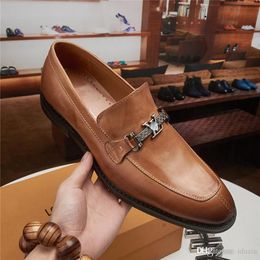 L5 21ss SHOES Low Heel Fringe SHOE DRESS SHOES Brogue SHOE Spring Ankle Boots Vintage Classic Male CASUAL LOAFERS SHOES size 38-45