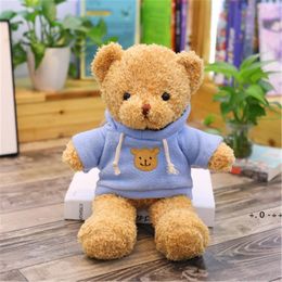 30cm Lovely Soft Teddy Bear Plush Toy Stuffed Animals Playmate Soothing Doll PP Cotton Kids Toys Valentine Day gift RRD12243