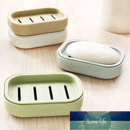 New Bathroom Dish Plate Case Home Shower Travel Hiking Holder Container Soap Box Plastic Soap Box Dispenser Soap Rack