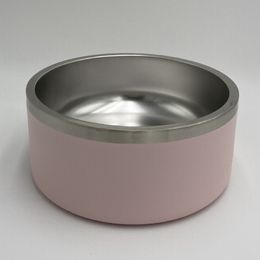 DOG BOWLS Boomer Round Stainless Steel Black 32oz ITEM