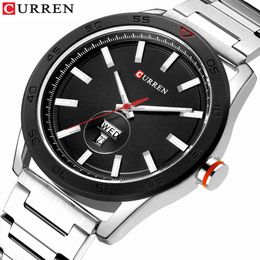 Top Brand CURREN Luxury Men's Watches Fashion Casual Men Watch Waterproof Quartz Wrist Watch Male Clock Relogio Masculino 210517