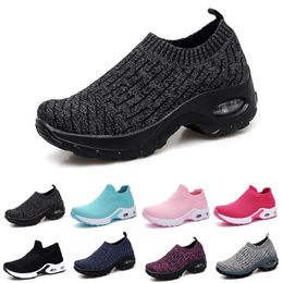 Running fashion Men Shoes l6 White Black Pink Laceless Breathable Comfortable Mens Trainers Canvas Shoe Sports Sneakers Runners 35-42