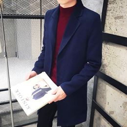 Erkek Trençkot Ceket Paragraf Toz Ceket Artı Boy Yün Palto Yünlü Bez Tasarımcılarında Büyür
